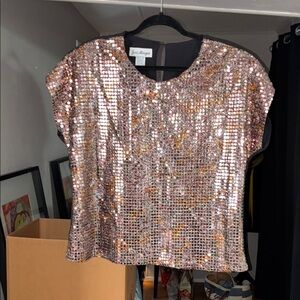 Jeri Marque Glittering Sequin Blouse